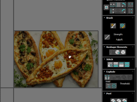 Pide Pita Model 3D