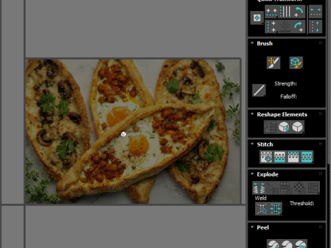 Pide Pita Model 3D