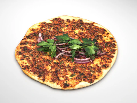 Turkish Lahmacun 3D Model
