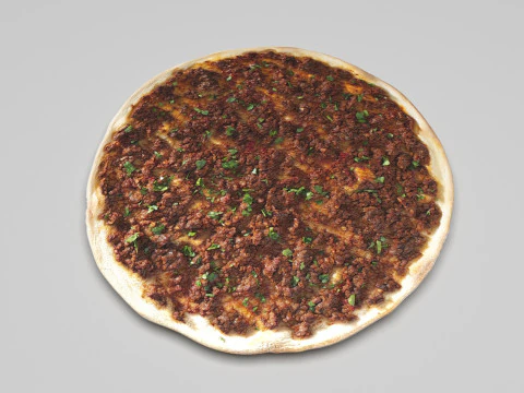 Turkish Lahmacun 3D Model