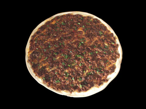 Turkish Lahmacun 3D Model