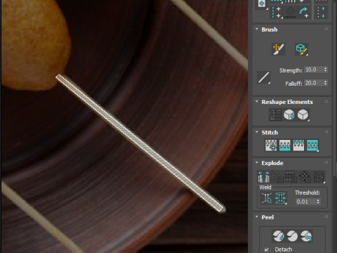 Corn Dog 3D 模型