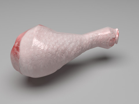 Chicken Drumsticks 3D Model