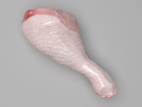 Chicken Drumsticks 3D Model