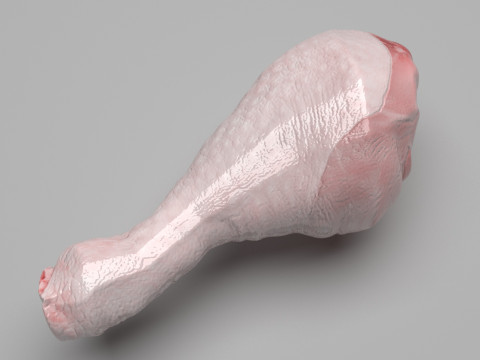 Chicken Drumsticks 3D Model