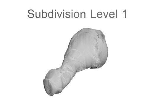 Chicken Drumsticks 3D Model