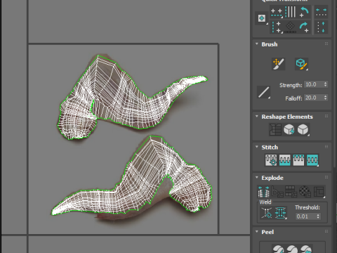 Chicken Wing 3D Model