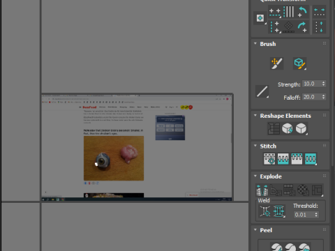 Chicken Eye 3D 모델
