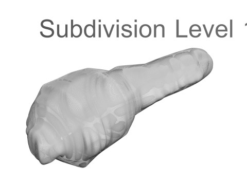 Chicken Neck 3D Model