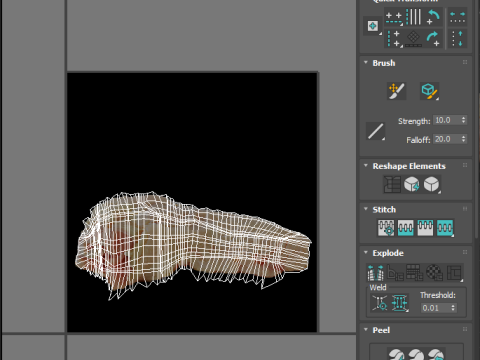 Chicken Neck 3D Model
