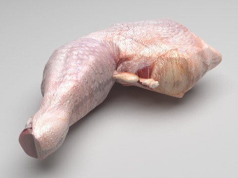 Chicken Thigh 3D Model