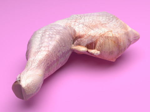 Chicken Thigh 3D Model