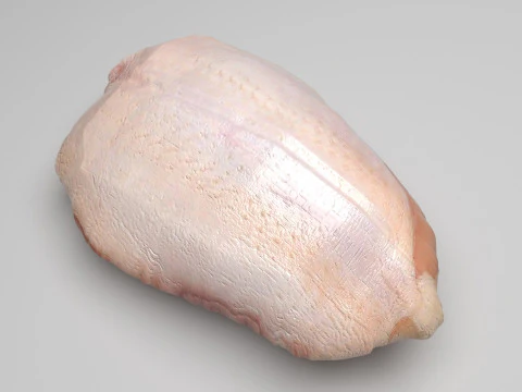 鶏胸肉 3Dモデル