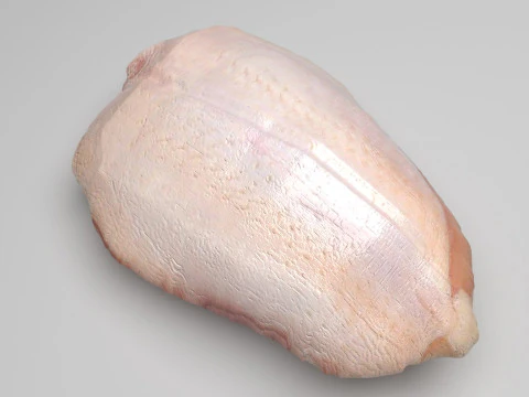 鶏胸肉 3Dモデル