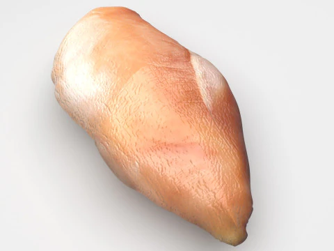 닭가슴살 3D 모델