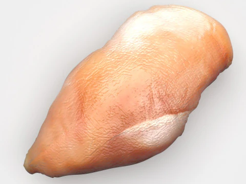 Chicken Breast 3D Model