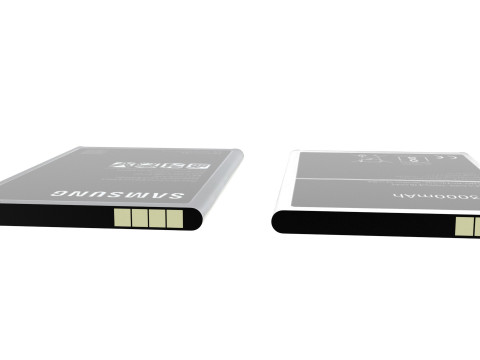 Mobile Batteries 3D Model