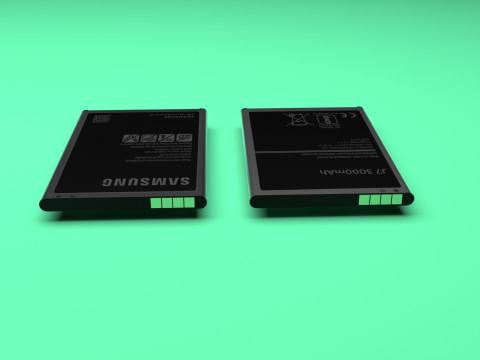 Mobile Batteries 3D Model