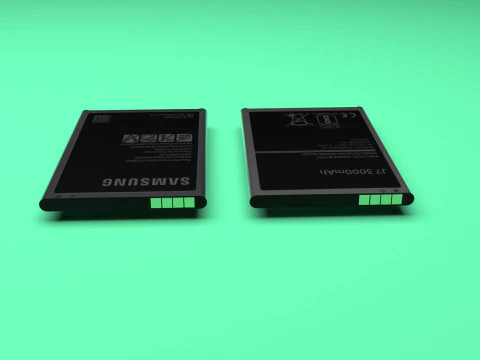 Mobile Batteries 3D Model
