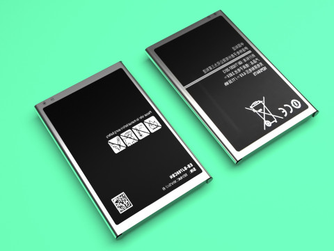 Mobile Batteries 3D Model