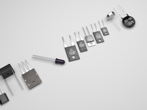 Electronic Components Set 3D Модель