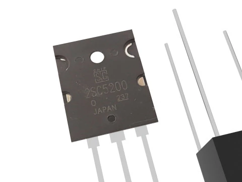 Set di componenti elettronici Modello 3D