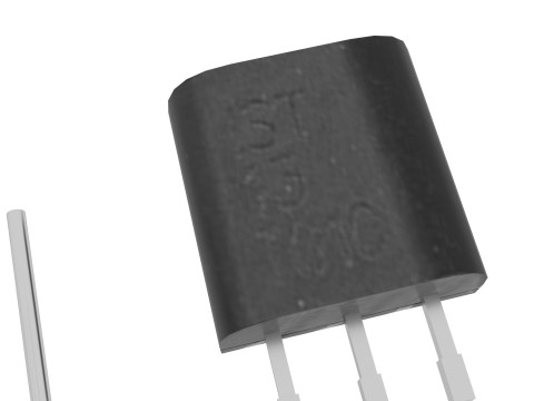 Electronic Components Set 3D Модель
