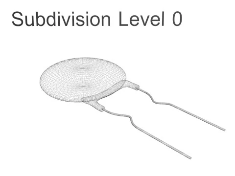 Set di componenti elettronici Modello 3D