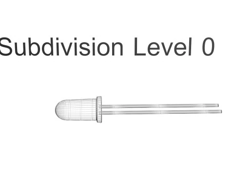 Set di componenti elettronici Modello 3D