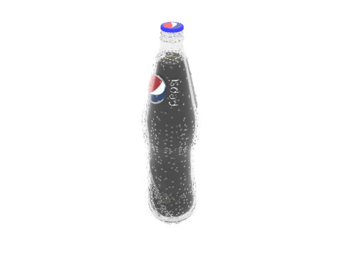 Pepsi Glass Bottle 3D Model