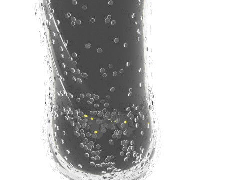 Pepsi Glass Bottle Modelo 3D