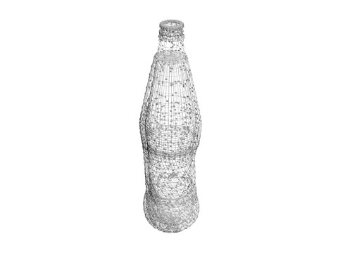 Pepsi Glass Bottle Modelo 3D