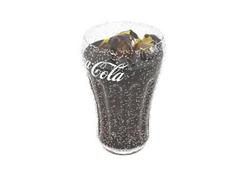 Coca Cola Glass Modelo 3D