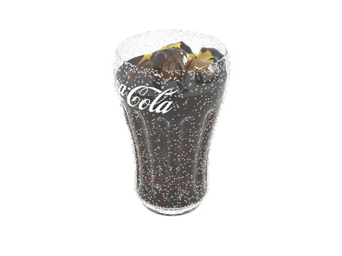 コカ・コーラ グラス 3Dモデル