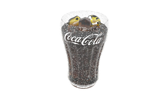 Coca Cola Glass Model 3D