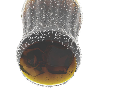 Coca Cola Glass Model 3D