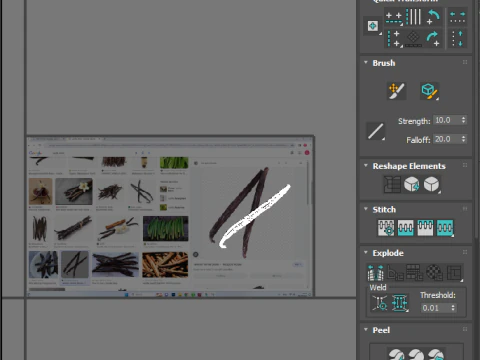 バニラ 3Dモデル