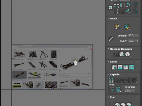 バニラ 3Dモデル