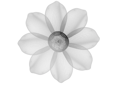 Vanilla Flower 3D Model