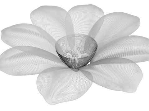 Vanilla Flower 3D Model