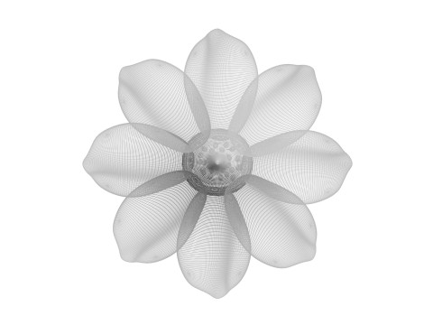 Vanilla Flower Modelo 3D