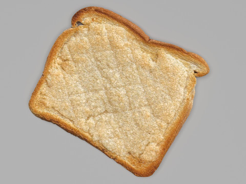 Toast 3D-Modell