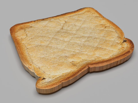 Toast 3D-Modell