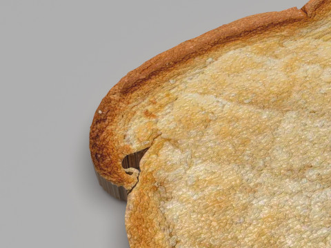Toast 3D-Modell