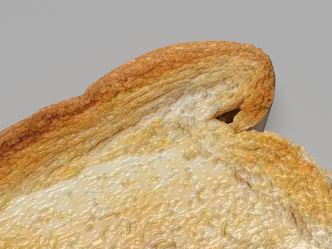 Toast 3D-Modell
