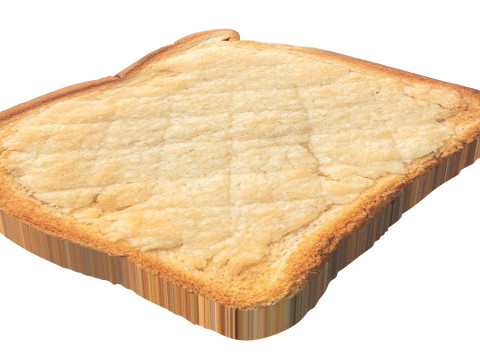 Toast 3D-Modell