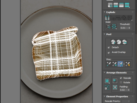 Toast 3D-Modell