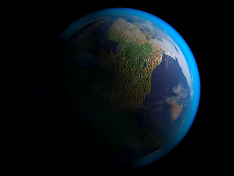 Pangea Earth 3D Модель
