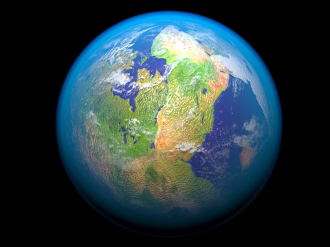 Pangea Earth 3D Модель