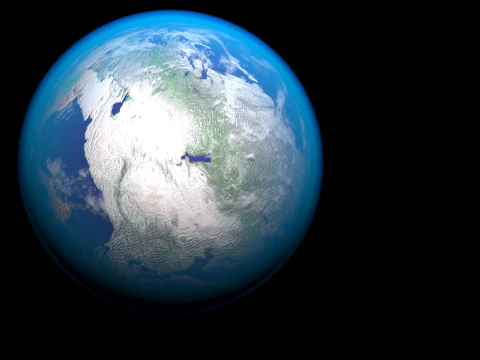 Terre de Pang&eacute;e Modèle 3D